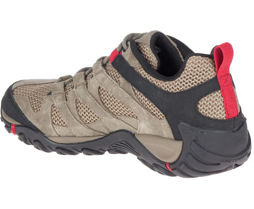 Merrell Hiking Shoes Brown - Alverstone - Mens 32JNFMQAO